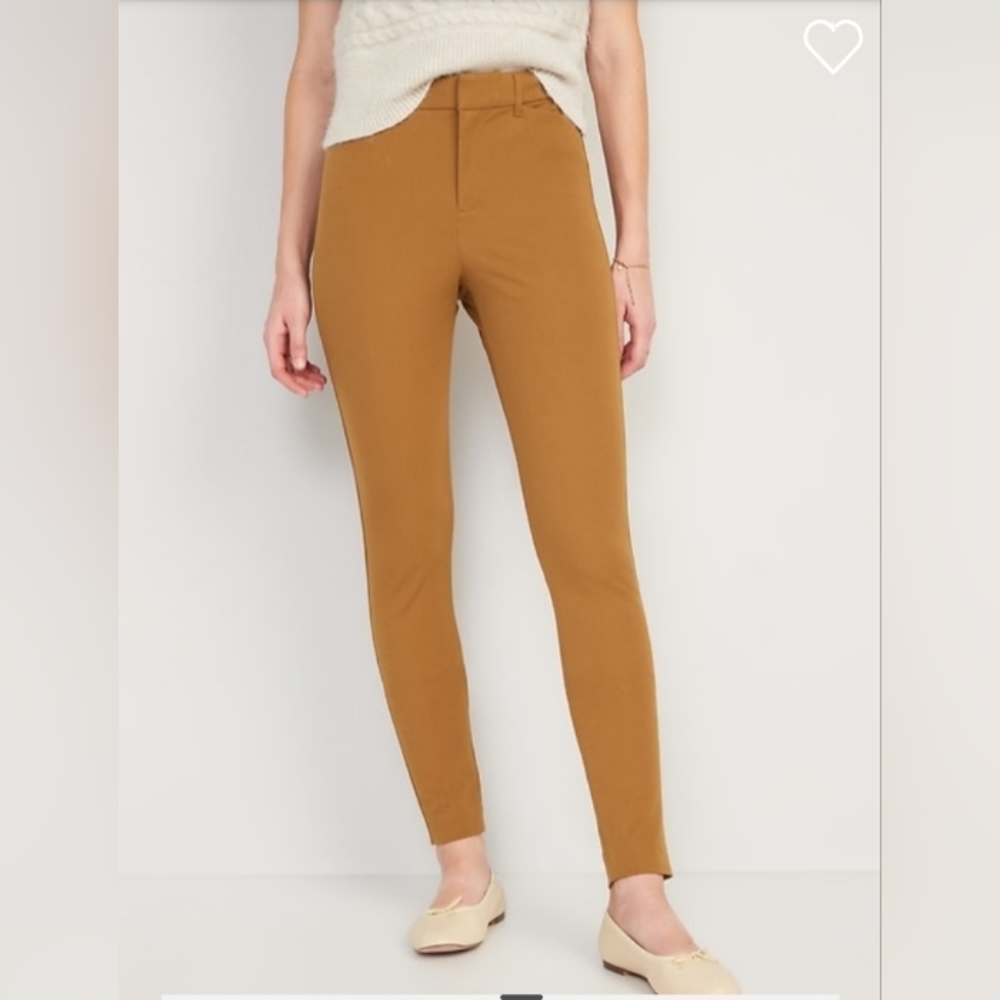 High-Waisted Skinny Pants